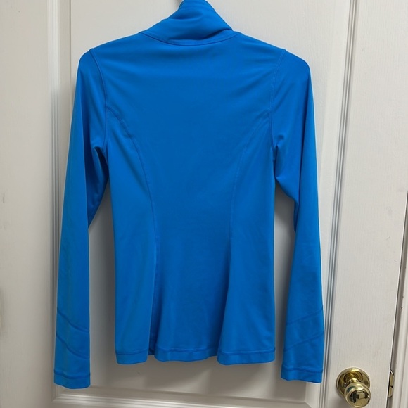 Under Armour Women's Light Weight Full Length Zip Up Sweater | Size XS Blue - Picture 4 of 6
